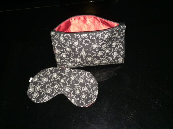 Bridal Shower Cosmetic Bag & Sleep Mask - Image 3