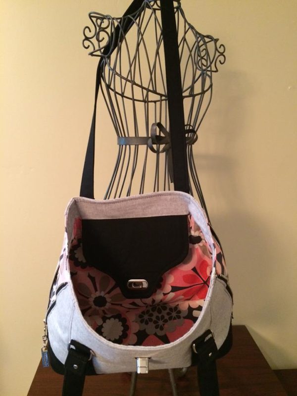 Linen Bag with Side Zips - Image 2
