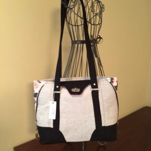 Linen Bag with Side Zips