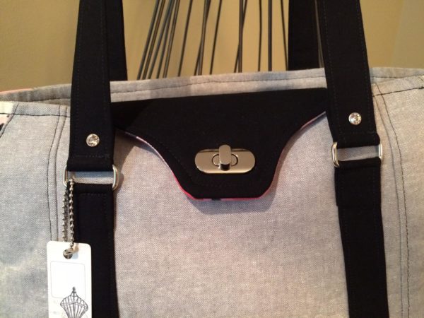 Linen Bag with Side Zips - Image 4
