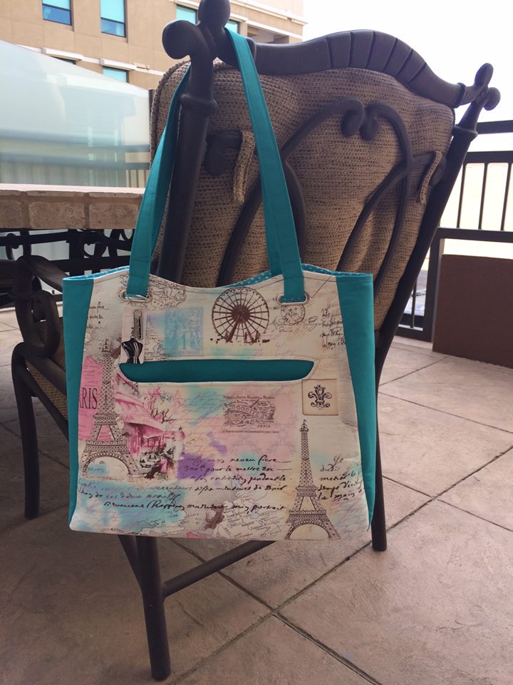 Paris Themed Tote Bag | It&#39;s Sew Kelley