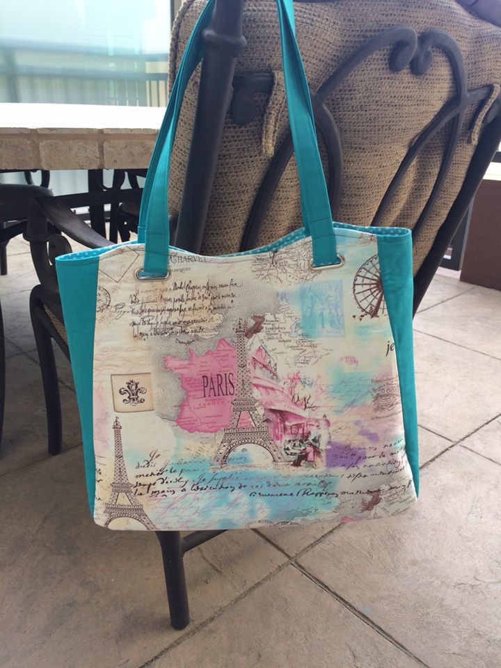 Paris Themed Tote Bag | It&#39;s Sew Kelley