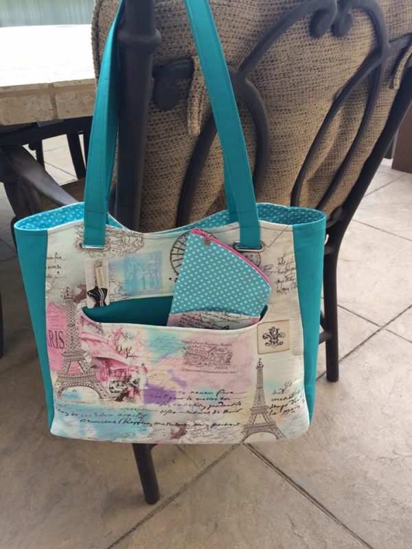 Paris Themed Tote Bag - Image 4
