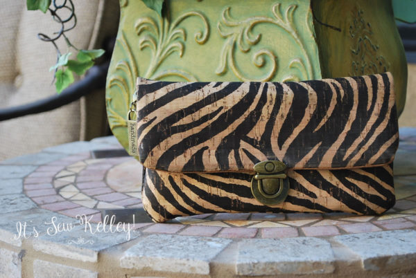 Zebra Print Cork Wallet - Image 3