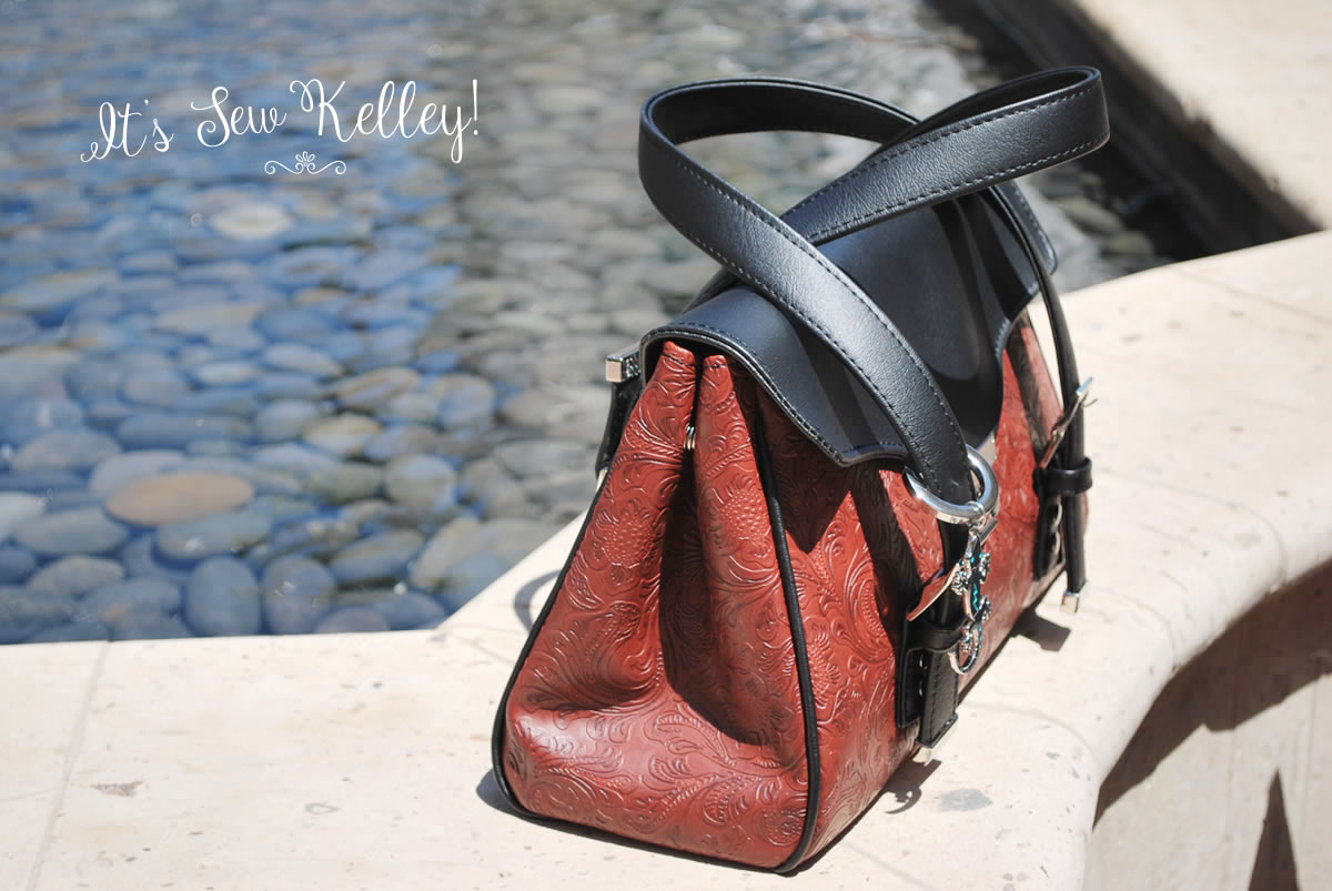 Serafina leather handbag